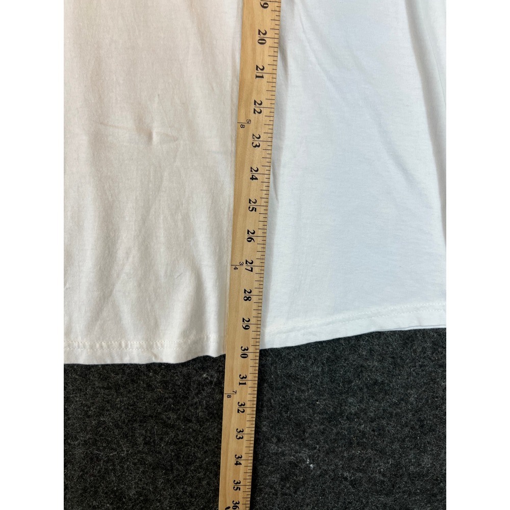 Vintage 90s London Monarchs Football T Shirt Mens XXL White Nutmeg Mills WLAF - Picture 8 of 9